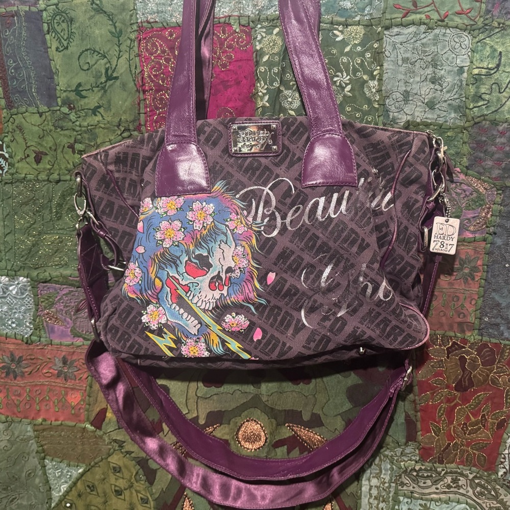 Vintage Y2K Ed Hardy Bag